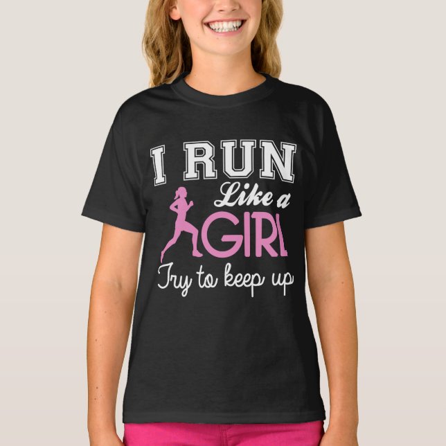 Camiseta Corro como un chica (Anverso)