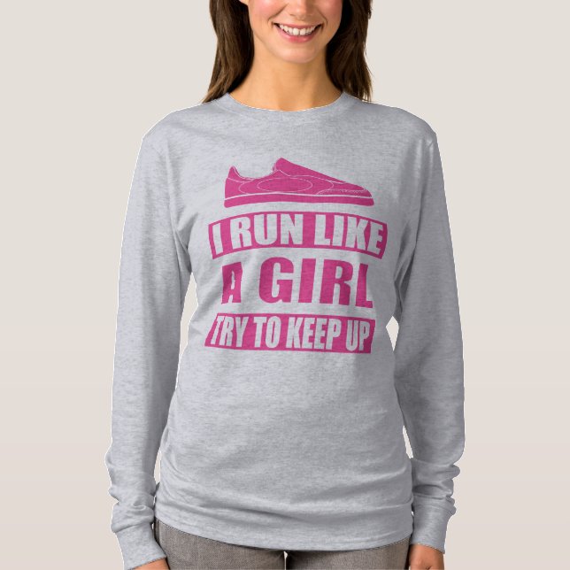 Camiseta Corro como un chica (Anverso)