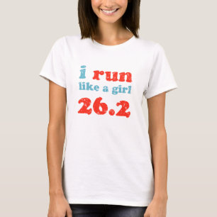 Camiseta corro como un chica 26,2