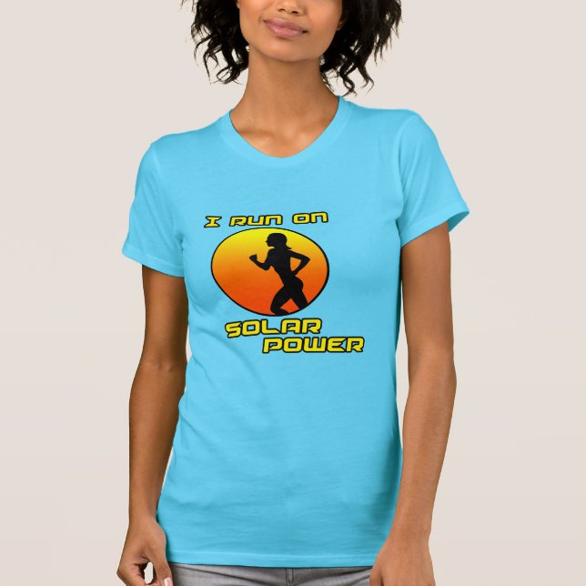 Camiseta Corro con energía solar (Anverso)