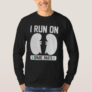 Camiseta Corro Con Piezas De Repuesto Enfermedad Renal Tras