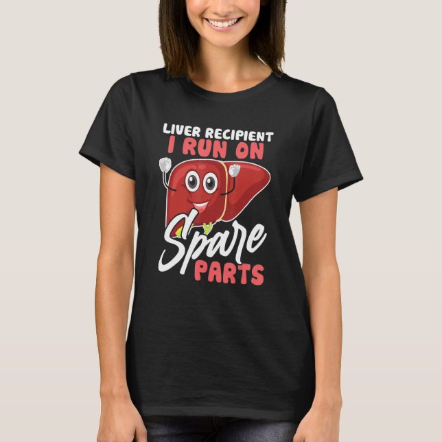 Camiseta Corro Con Piezas De Repuesto Sobreviviente De Tras (Anverso)