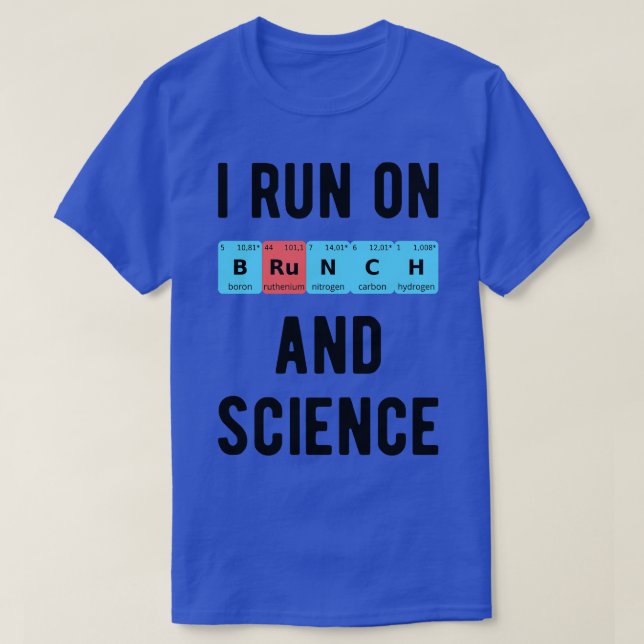 Camiseta Corro En Brunch Y Ciencia II (Diseño del anverso)