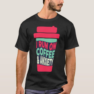 Camiseta Corro en café y ansiedad