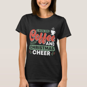 CAMISETA CORRO EN CAFÉ Y NAVIDADES CHEER