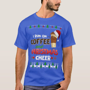 Camiseta Corro en café y Navidades saludan regalo de Navida