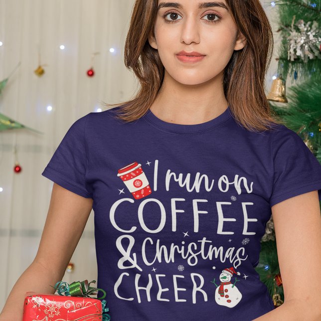 Camiseta Corro en café y Navidades vitorean (Subido por el creador)