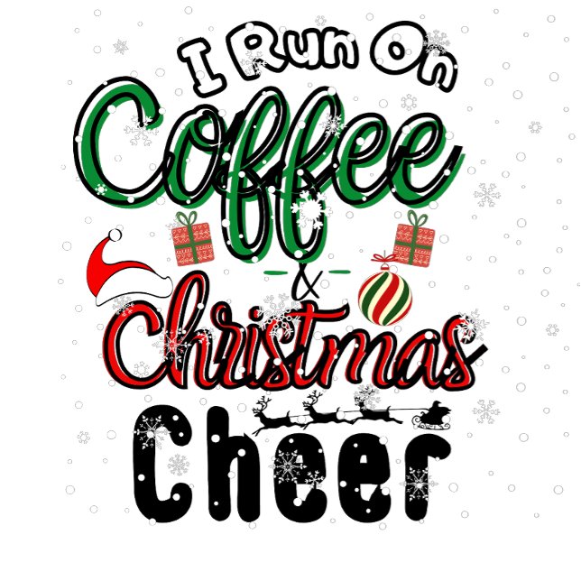 Camiseta Corro en café y Navidades vitorean (Subido por el creador)