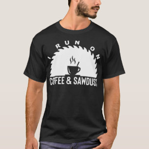 Camiseta Corro en café y vi espacio de discusión en polvo