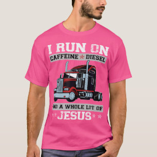 Camiseta Corro En Cafeína Diesel Y Un Montón De Jesús