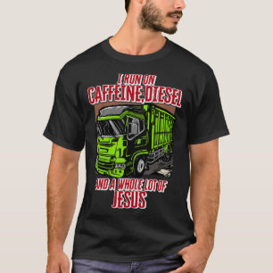 Camiseta Corro En Cafeína Diesel Y Un Montón De Jesús