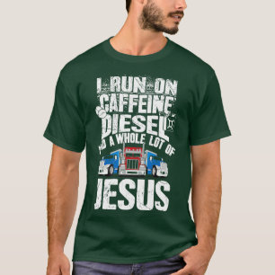 Camiseta Corro en cafeína y mucho jesús