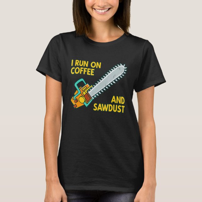 Camiseta Corro En Cafés Y Cadenas De Arborismo De Sepulcro (Anverso)