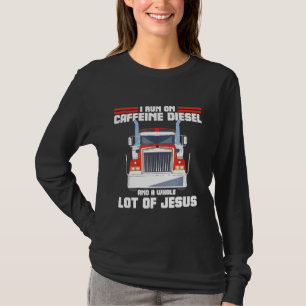 Camiseta Corro En Caffeína Diesel Jesús Camión Cristiano.