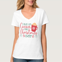 Camiseta Corro en el cacao y los Navidades saludan