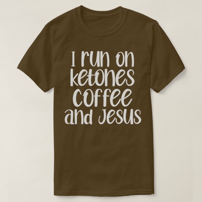 Camiseta Corro En El Café Ketones Jesús (Diseño del anverso)