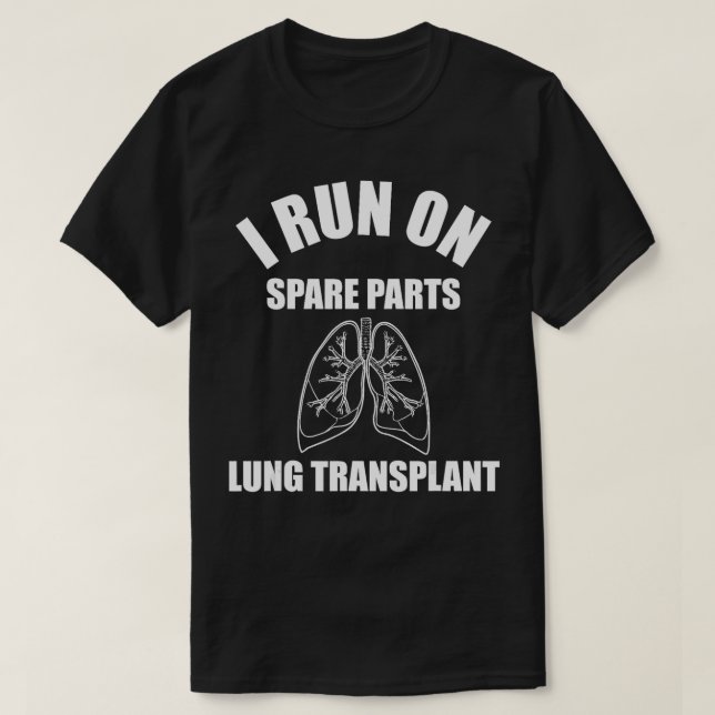 Camiseta Corro En El Trasplante De Piezas De Repuesto (Diseño del anverso)
