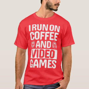 Camiseta Corro en juegos divertidos de café y video
