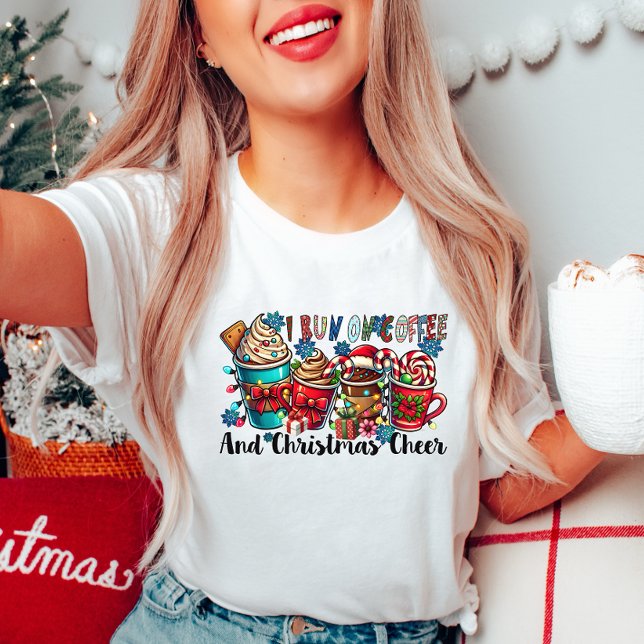 Camiseta Corro en Navidades de café Cheer Tee (Subido por el creador)