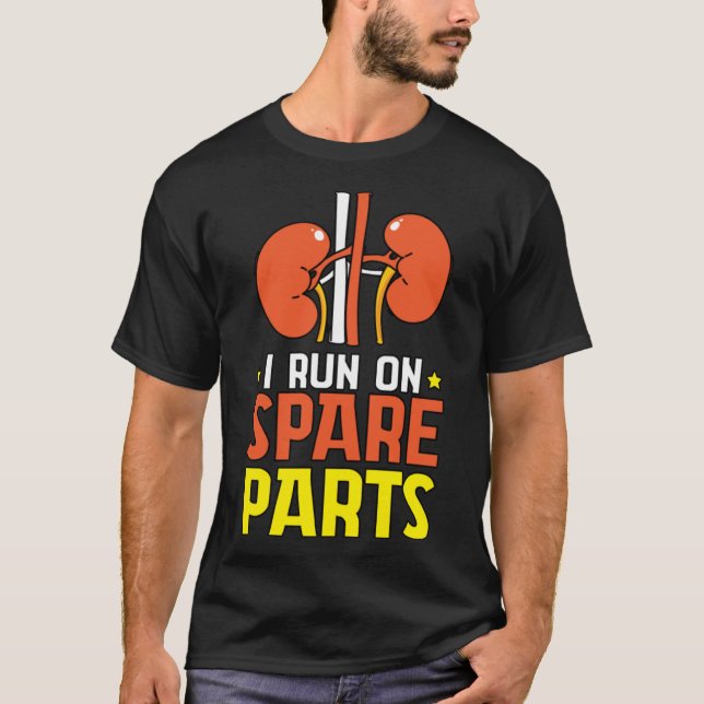 Camiseta Corro En Piezas De Repuesto Destinatario Del Trasp (Anverso)