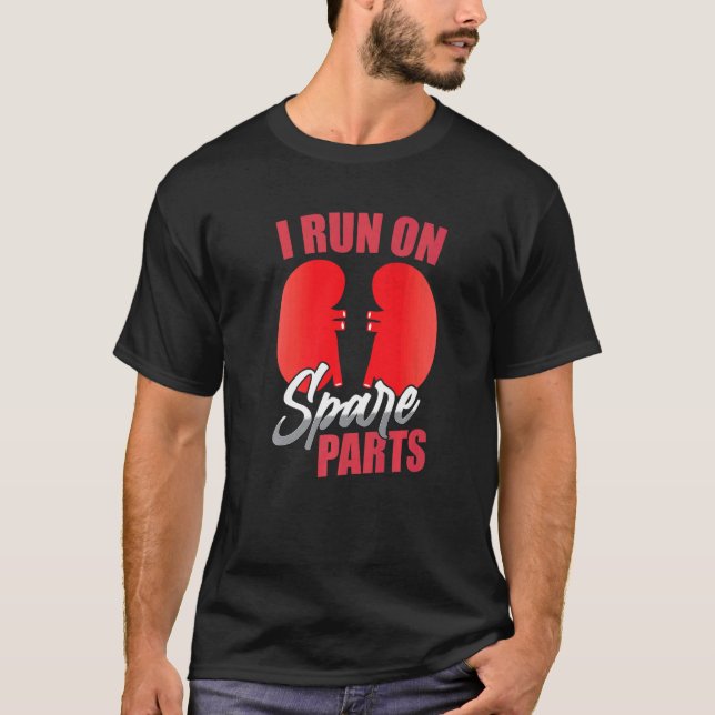 Camiseta Corro En Piezas De Repuesto Trasplante De Riñón (Anverso)