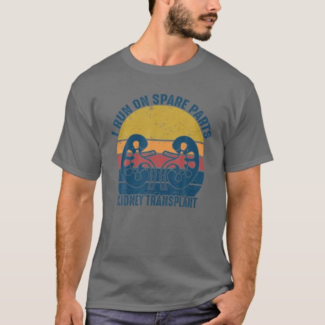 Camiseta Corro En Piezas De Repuesto Trasplante De Riñón Vi (Anverso)