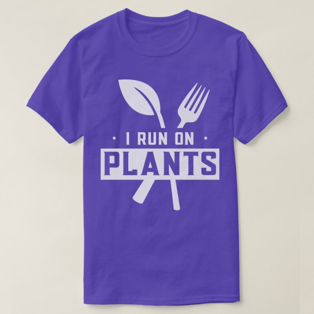 Camiseta Corro En Plantas Vegetarianas Vegetales Gard (Diseño del anverso)