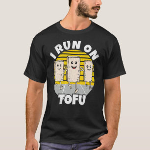 Camiseta Corro en Tofu Vegan Vegetarian Runner Animal Lover