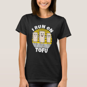 Camiseta Corro en Tofu Vegan Vegetarian Runner Animal Lover