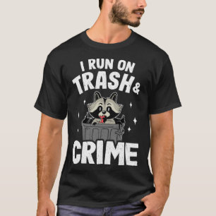 Camiseta Corro En Trash Y Crimen Raccoon Pullover Hoodie_3