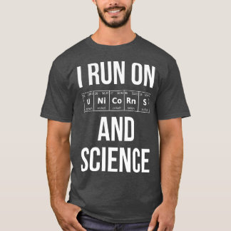Camiseta Corro En Unicornios Y Ciencia I