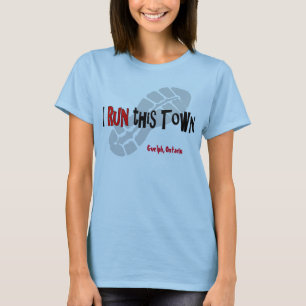 Camiseta Corro esta ciudad - todo el tanque del deporte