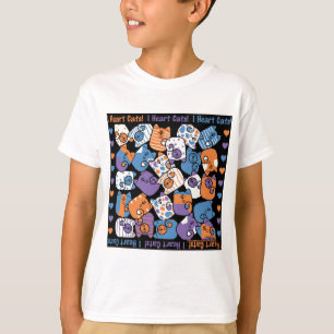 Camiseta ¡Corro Gatos! Collage