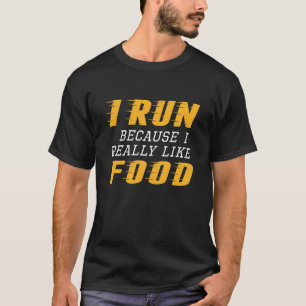 Camiseta Corro la comida