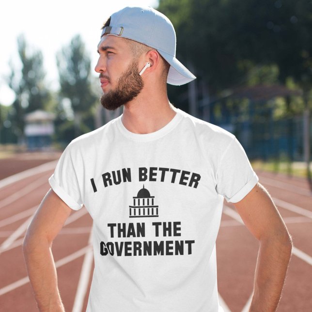 Camiseta Corro Mejor Que El Gobierno (I Run Better Than The Government T-Shirt)