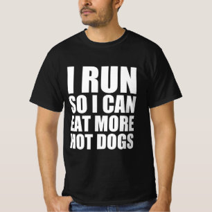 Camiseta Corro para comer más perritos calientes