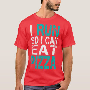 Camiseta Corro Para Comer pizza 2621366