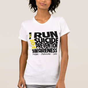 Camiseta Corro para la conciencia de la prevención del