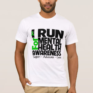 Camiseta Corro para la conciencia de la salud mental