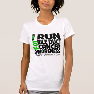 Camiseta Corro para la conciencia hepática del cáncer