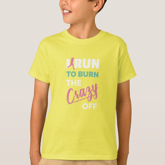 Camiseta Corro Para Quemar La Loca (Anverso)