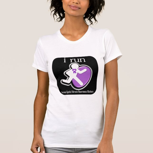Camiseta corro porque importa la fibrosis quística (Anverso)