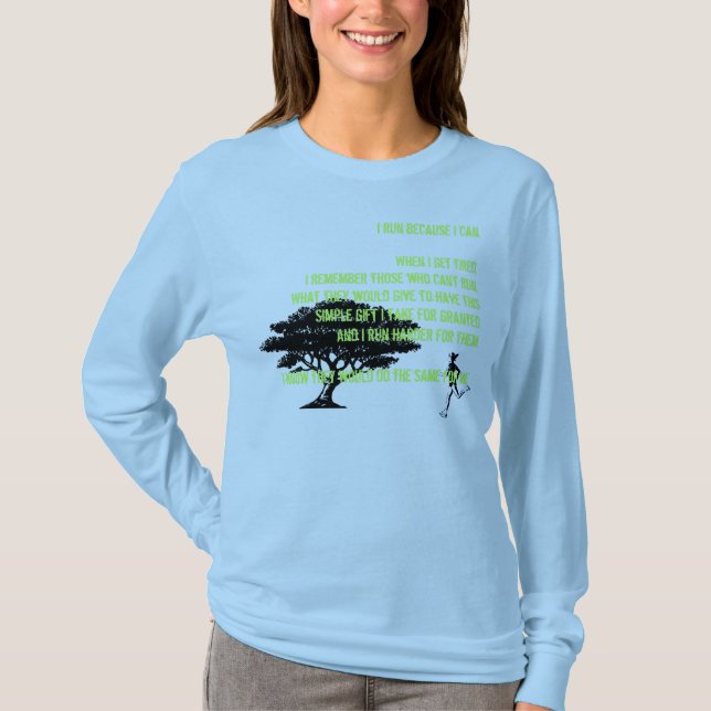 Camiseta Corro porque puedo…. (Anverso)