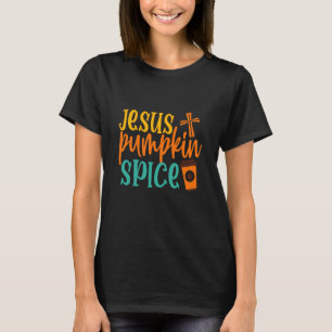 Camiseta Corro sobre Jesús y las especias de calabaza Jesús
