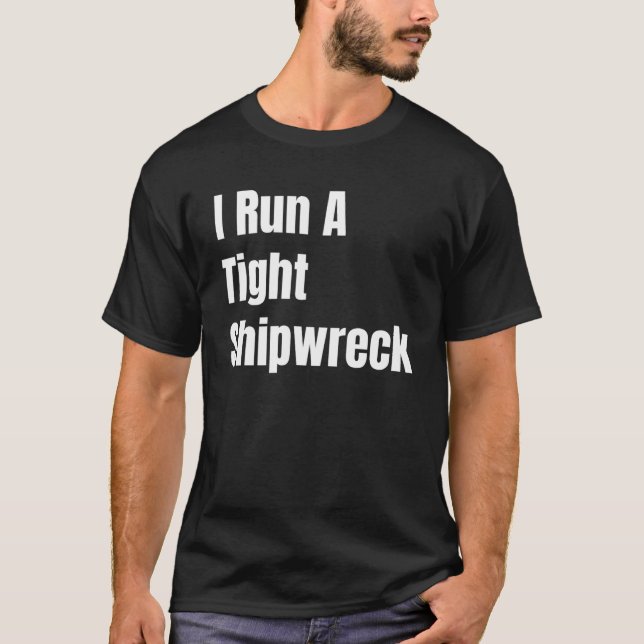 Camiseta Corro Un Agujero De Pisa. (Anverso)