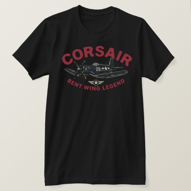 Camiseta Corsair – Bent Wing Legend (Anverso del diseño)