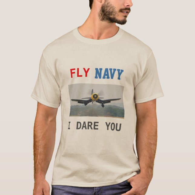 Camiseta Corsario de la marina F4U de la mosca (Anverso)