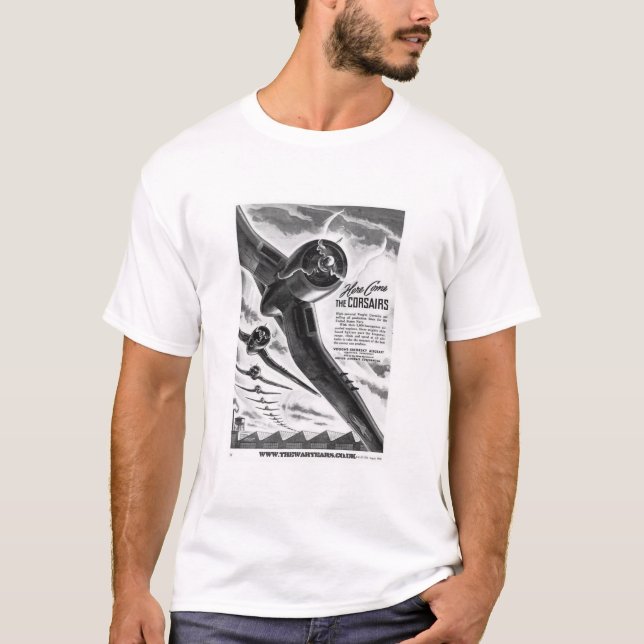 Camiseta Corsario de Vought F4U (Anverso)