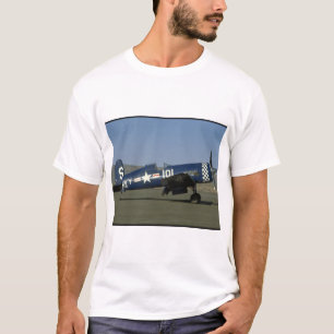 Camiseta Corsario de Vought F4U, plano de alas, aviones de