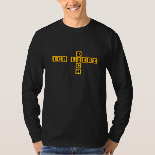 Camiseta Corsword alemán Ich Liebe Dich
